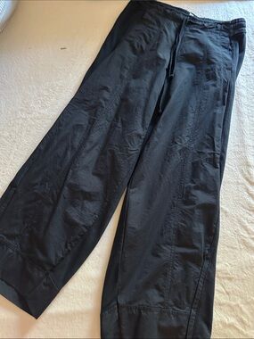 Anthropologie daily practice wide leg Black Women's Relaxed Track Pants